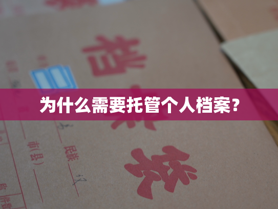 为什么需要托管个人档案？