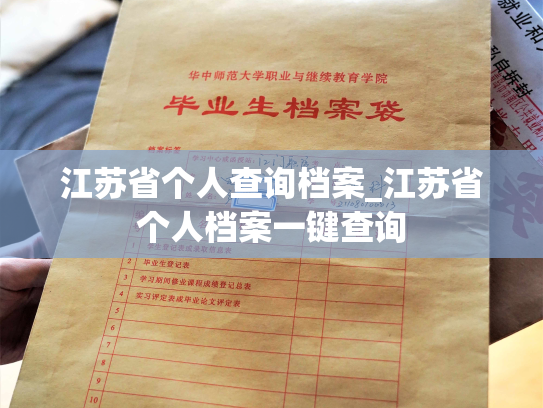 江苏省个人查询档案_江苏省个人档案一键查询