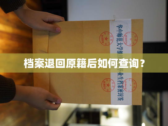 档案退回原籍后如何查询？