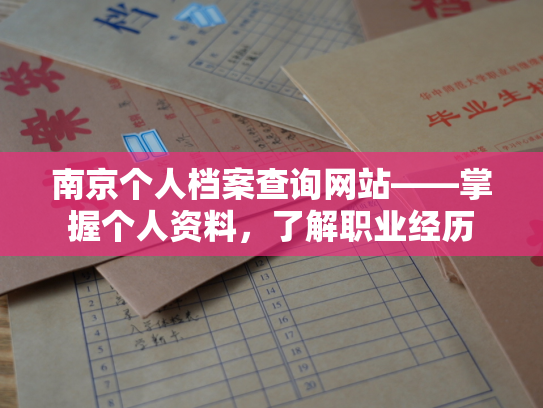 南京个人档案查询网站——掌握个人资料，了解职业经历