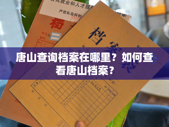 唐山查询档案在哪里？如何查看唐山档案？