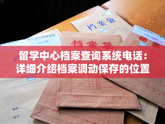留学中心档案查询系统电话：详细介绍档案调动保存的位置