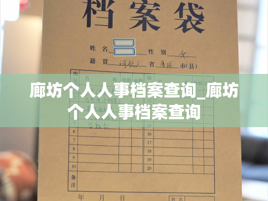 廊坊个人人事档案查询_廊坊个人人事档案查询