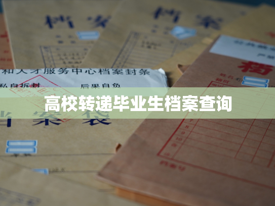 高校转递毕业生档案查询