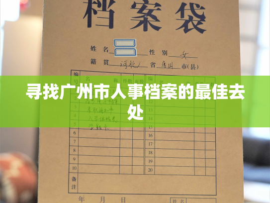 寻找广州市人事档案的最佳去处
