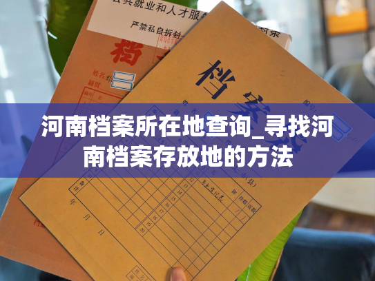 河南档案所在地查询_寻找河南档案存放地的方法
