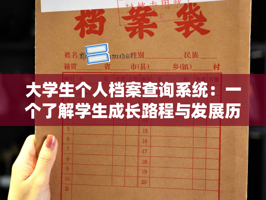 大学生个人档案查询系统：一个了解学生成长路程与发展历程的平台