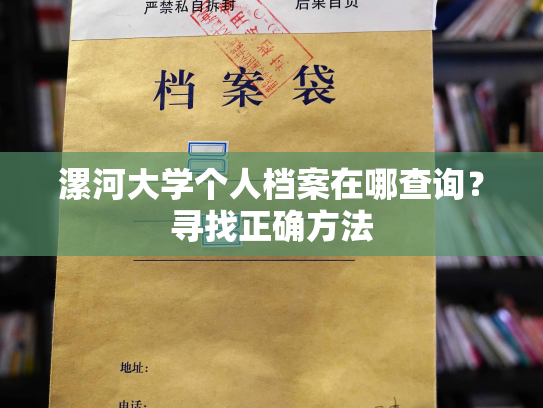 漯河大学个人档案在哪查询？寻找正确方法