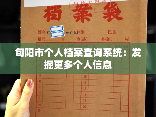 旬阳市个人档案查询系统：发掘更多个人信息