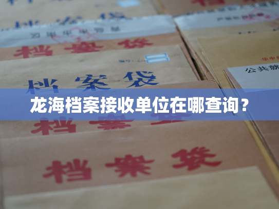 龙海档案接收单位在哪查询？