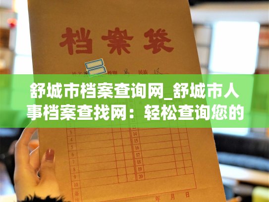 舒城市档案查询网_舒城市人事档案查找网：轻松查询您的人事档案