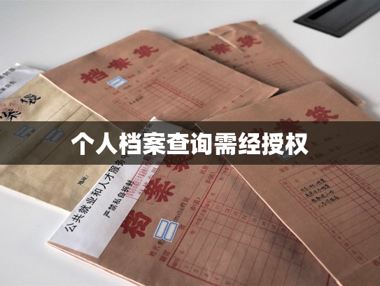 个人档案查询需经授权