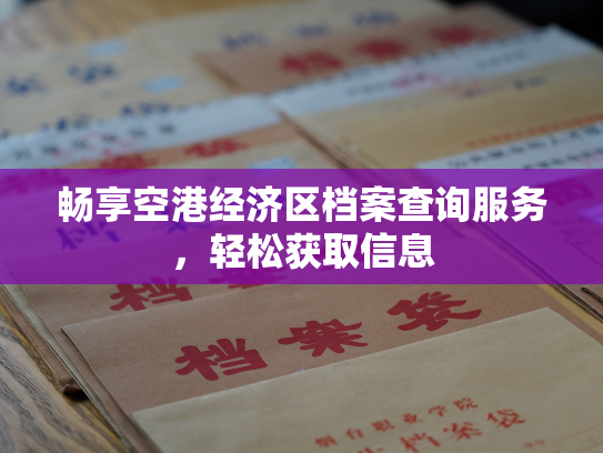 畅享空港经济区档案查询服务，轻松获取信息