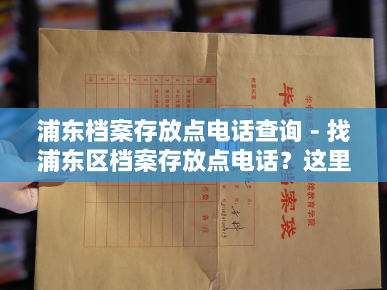 浦东档案存放点电话查询 - 找浦东区档案存放点电话？这里有查询方法。