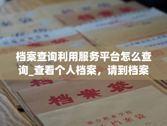 档案查询利用服务平台怎么查询_查看个人档案，请到档案查询平台。