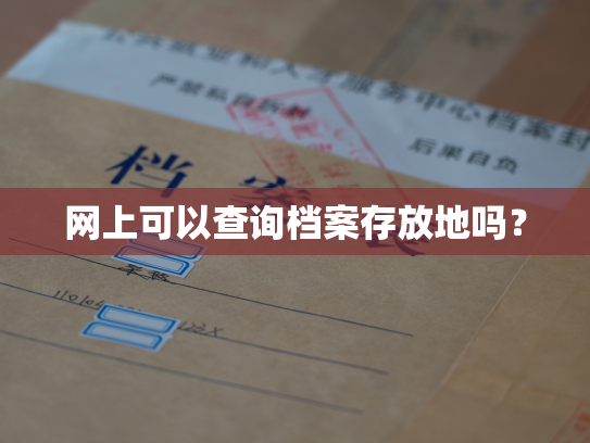 网上可以查询档案存放地吗？