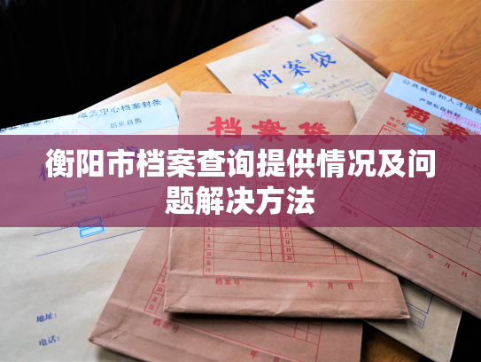 衡阳市档案查询提供情况及问题解决方法