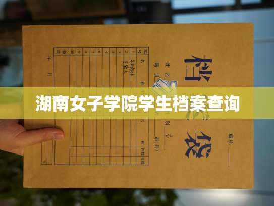 湖南女子学院学生档案查询