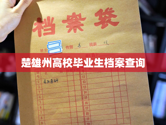 楚雄州高校毕业生档案查询