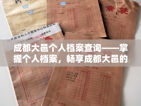 成都大邑个人档案查询——掌握个人档案，畅享成都大邑的精彩生活