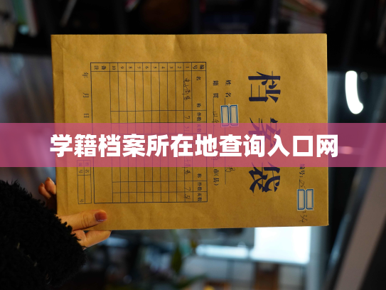 学籍档案所在地查询入口网