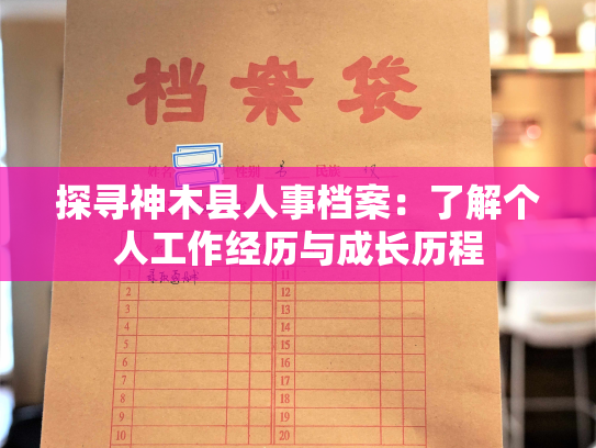 探寻神木县人事档案：了解个人工作经历与成长历程