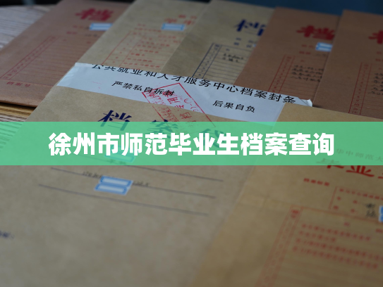 徐州市师范毕业生档案查询