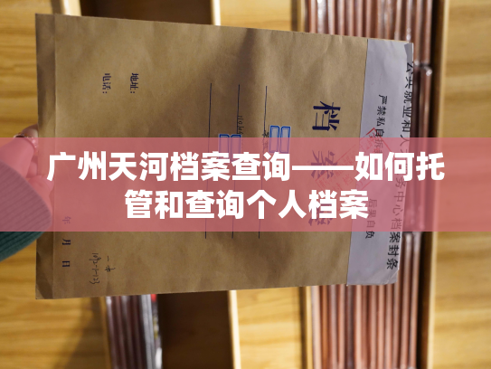 广州天河档案查询——如何托管和查询个人档案