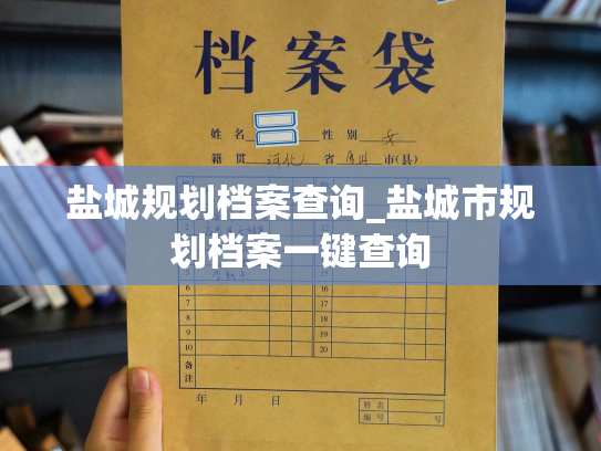 盐城规划档案查询_盐城市规划档案一键查询