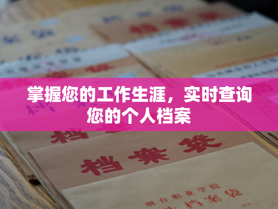 掌握您的工作生涯，实时查询您的个人档案