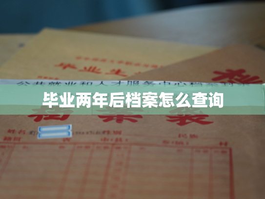 毕业两年后档案怎么查询