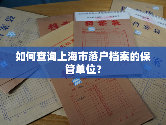 如何查询上海市落户档案的保管单位？