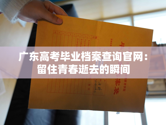 广东高考毕业档案查询官网：留住青春逝去的瞬间