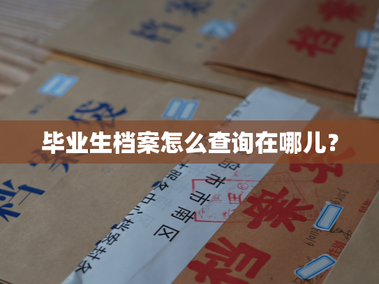 毕业生档案怎么查询在哪儿？