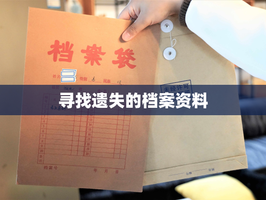 寻找遗失的档案资料