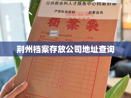 荆州档案存放公司地址查询
