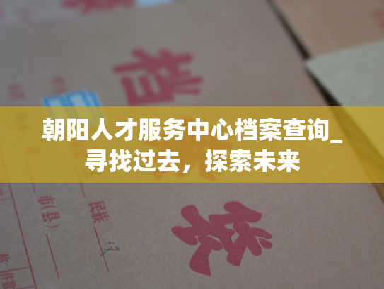 朝阳人才服务中心档案查询_寻找过去，探索未来