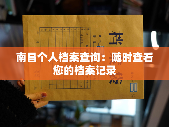 南昌个人档案查询：随时查看您的档案记录