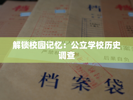 解锁校园记忆：公立学校历史调查