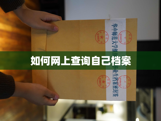 如何网上查询自己档案