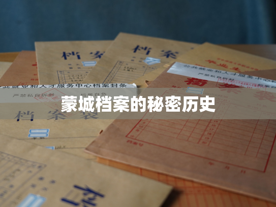 蒙城档案的秘密历史