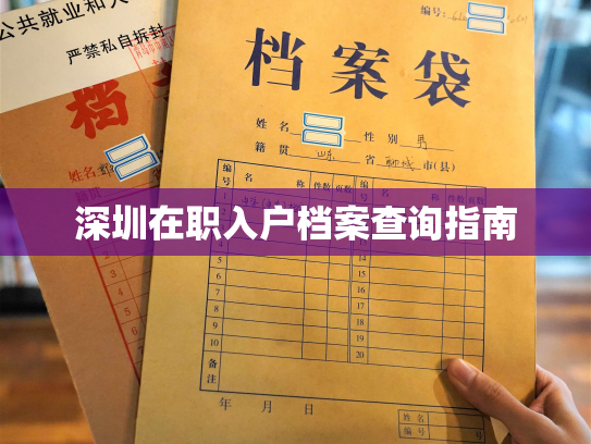 深圳在职入户档案查询指南