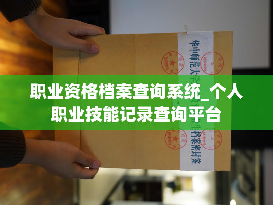 职业资格档案查询系统_个人职业技能记录查询平台