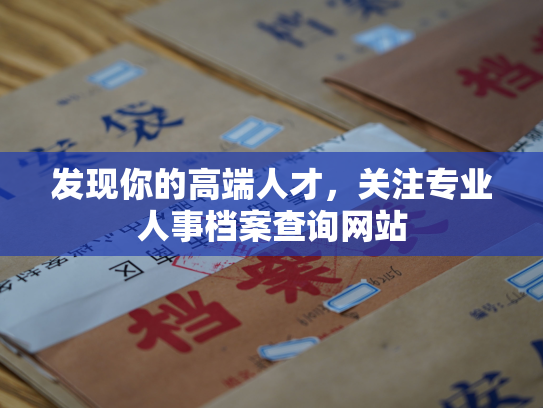 发现你的高端人才，关注专业人事档案查询网站