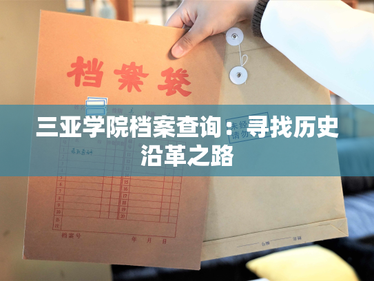 三亚学院档案查询：寻找历史沿革之路