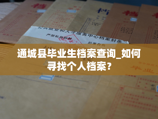 通城县毕业生档案查询_如何寻找个人档案？