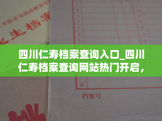 四川仁寿档案查询入口_四川仁寿档案查询网站热门开启，查询方便快捷