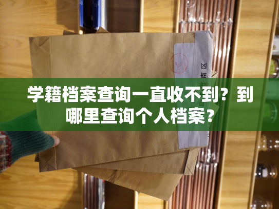 学籍档案查询一直收不到？到哪里查询个人档案？