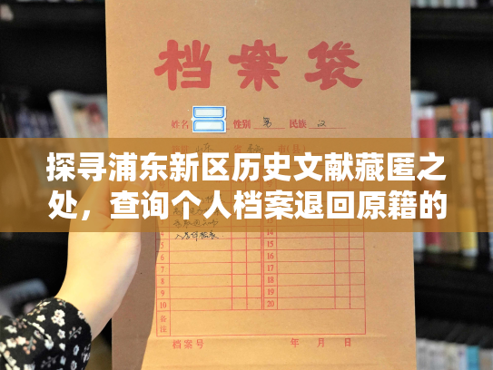 探寻浦东新区历史文献藏匿之处，查询个人档案退回原籍的指南