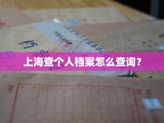 上海查个人档案怎么查询？